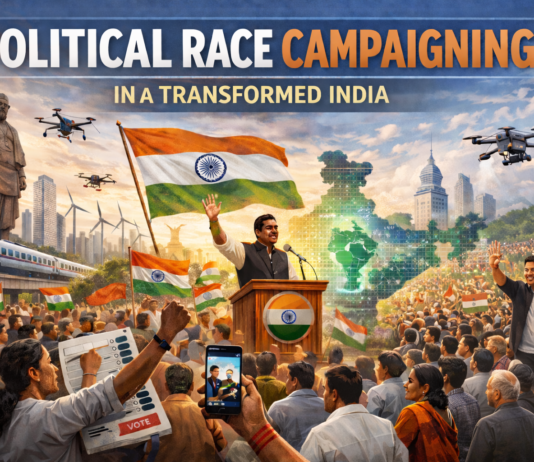 POLITICAL RACE CAMPAIGNING IN A TRANSFORMED INDIA