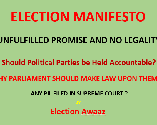 Election Manifesto by Election Awaaz
